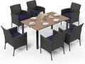 HERA'S HOUSE 7 Pieces Outdoor Dining Set, Outdoor Dining Set by HERASHOUSE