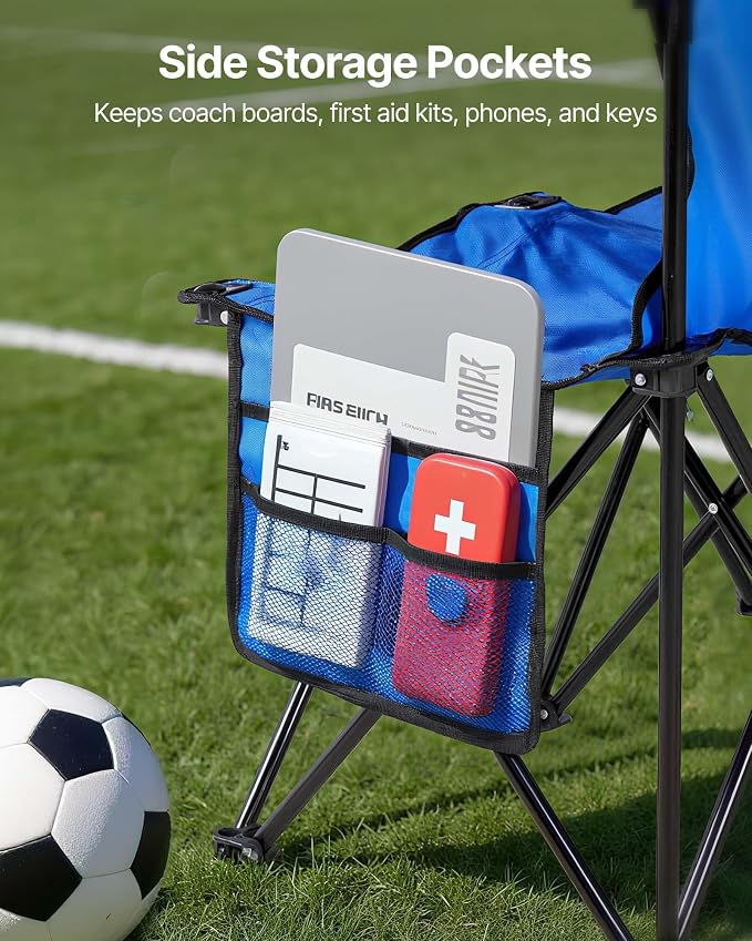 VEVOR Portable Folding Bench, 8 Seat Foldable Soccer Bench - Image 7