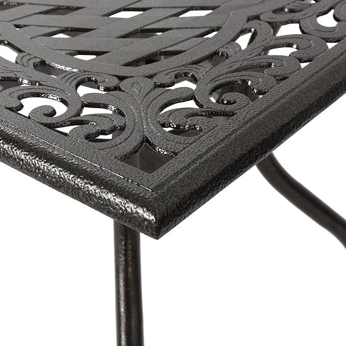 Christopher Knight Home Hallandale Outdoor Sarasota Cast Aluminum Rectangular - Image 9