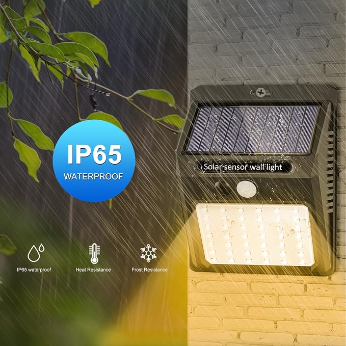 Solar Lights Outdoor, 10 Pack Solar Motion Sensor Outdoor Lights - Image 5