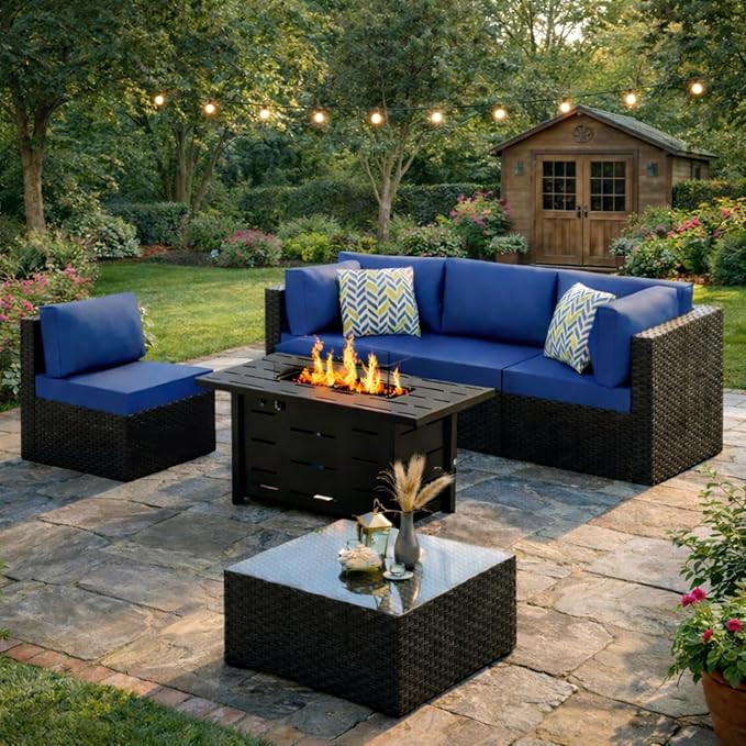 JAMFLY Patio Furniture Sets, 6-Piece Outdoor Patio Furniture - Image 7
