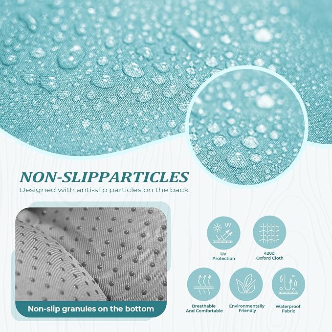 Waterproof Long Lounger Chair Cushion Outdoor Chaise Lounge Chair Cushionswith - Image 5