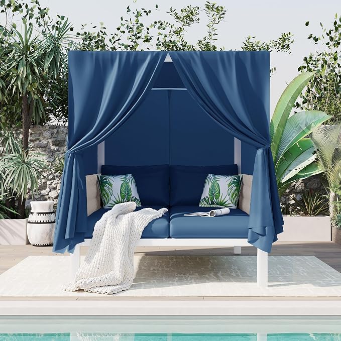 Merax Outdoor Patio Sunbed - Image 3
