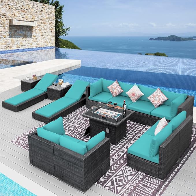 NICESOUL 13 Piece Outdoor Seating by NICESOUL