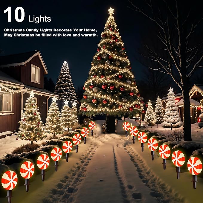 Ultimate Unicorn Christmas Lollipop Pathway Lights - Image 6