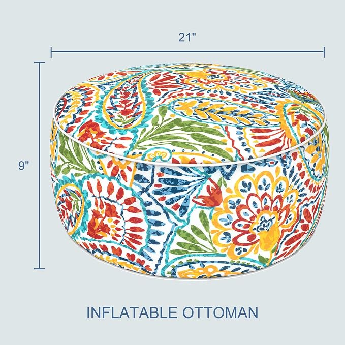 LVTXIII Indoor/Outdoor Inflatable Ottoman - Image 3