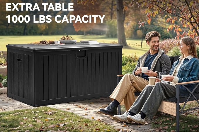 YITAHOME 230 Gallon Double-Wall Deck Box - Image 4