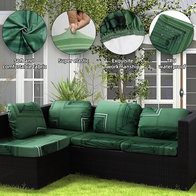 Outdoor Cushion Covers Set, Replacement - Image 3