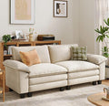 LINSY HOME 90'' Cloud Loveseat Sofa, Modular Sectional Couches Corduroy Cloud by LINSYHOME