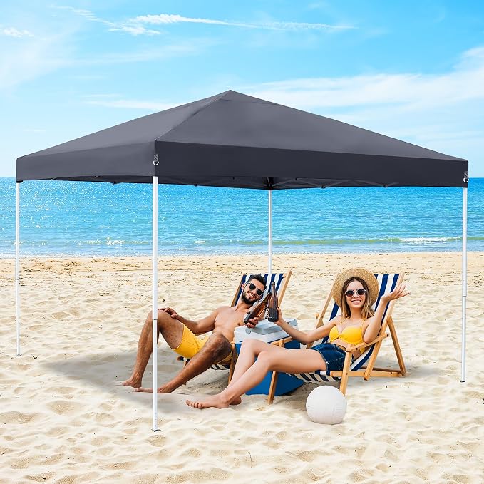 ZENY 10x10 Pop Up Canopy Tent Easy Set-up Outdoor Patio Canopy Adjustable - Image 8