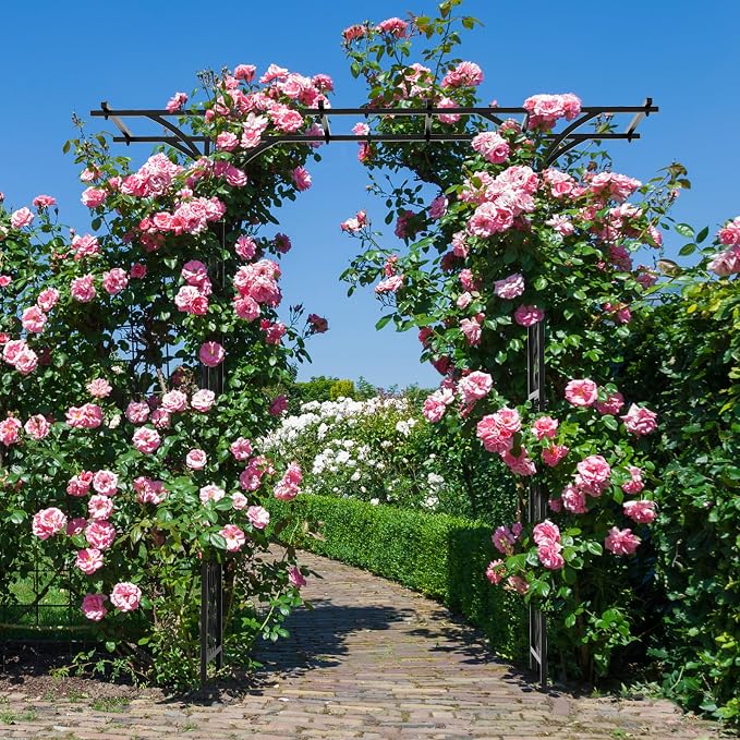 Giantex Garden Arch Trellis, Wedding Arbor - Image 2