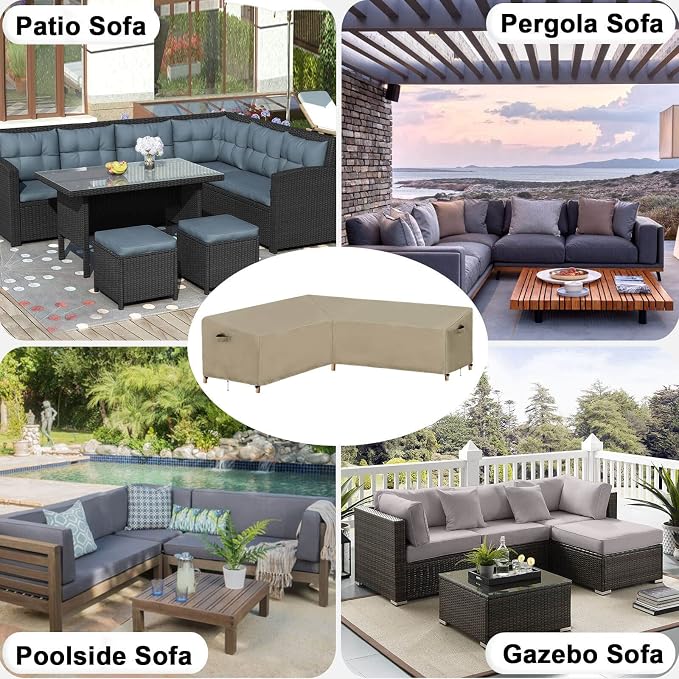 OutdoorLines Waterproof Outdoor Patio Sectional Cover - Image 8