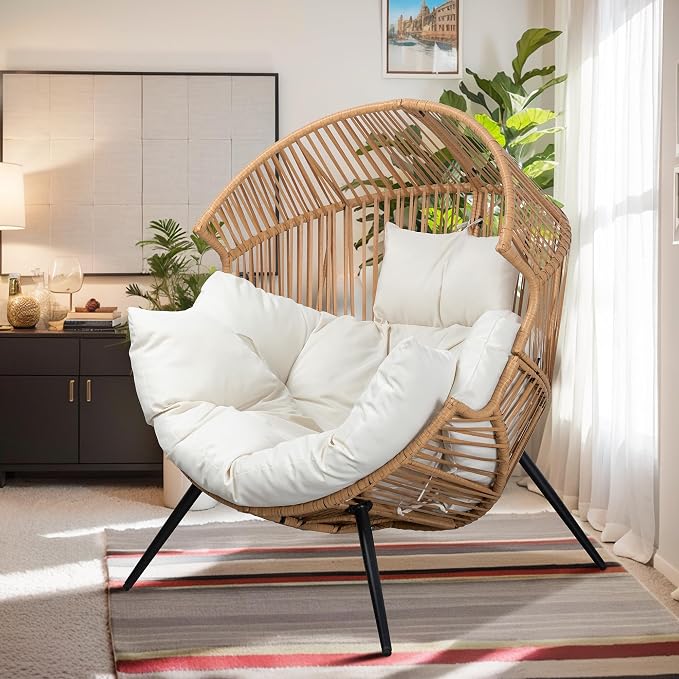 Vongrasig Outdoor Wicker Egg Chair PE Rattan Chair by Vongrasig