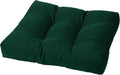 Cushion Source Tufted Ottoman Cushions, Sunbrella Forest Green by CushionSource