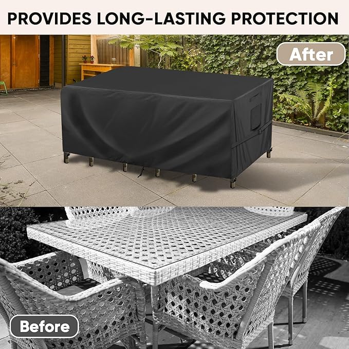 BALEINE Patio Furniture Covers, Outdoor Furniture Covers Waterproof, Heavy Duty - Image 7