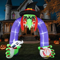 Popblow Halloween Inflatables Giant 11Ft Tall Creepy Witch Archway Outdoor by Unknown
