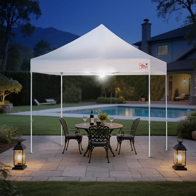 Tradesparker 10x10 Pop Up Canopy Tent, Commercial Movable Canopy - Image 9