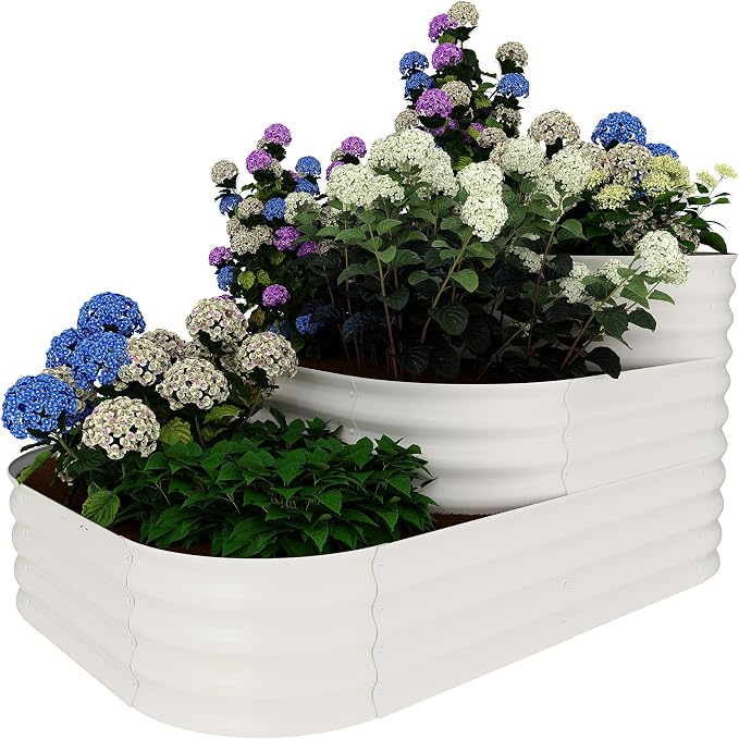 GarveeLife Galvanized Tiered Raised Garden Bed Kit by GarveeLife