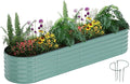 Galvanized Metal Planter Raised Garden Bed Kit by ZFHgarden