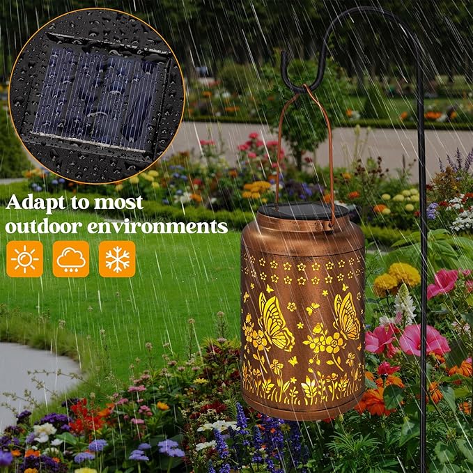 Butterfly Solar Lanterns Outdoor Waterproof, Butterfly Birthday Gifts - Image 5