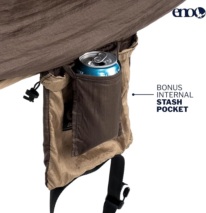 ENO, Eagles Nest Outfitters DoubleNest Lightweight Camping Hammock, 1 to 2 - Image 3