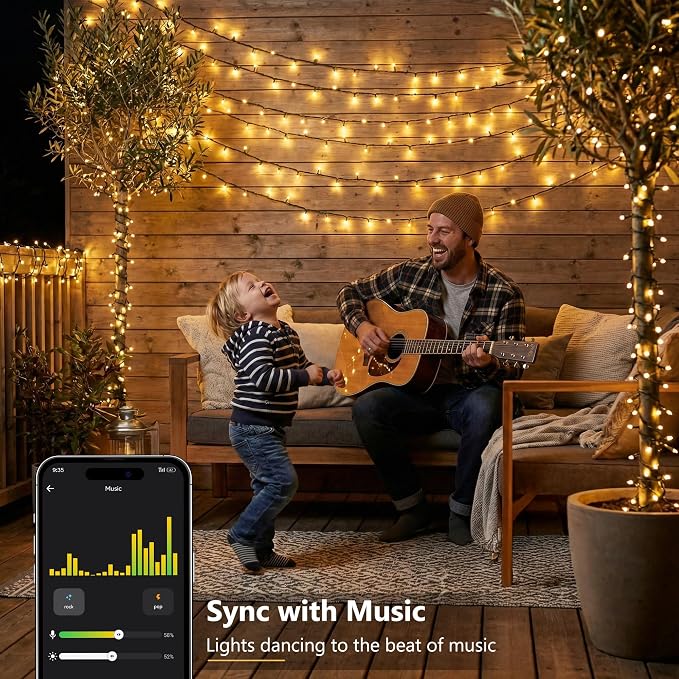 Brizled Smart String Lights, 65.61ft 200 LED Christmas Lights - Image 6