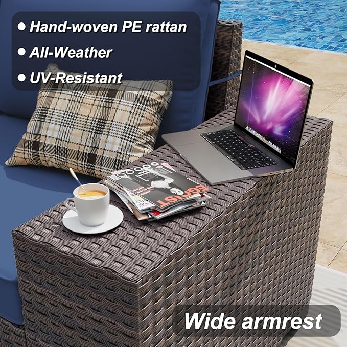ALAULM 10 Pieces Patio Furniture Set - Image 2
