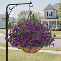 Artificial Faux Hanging Plants Flowers Basket by Tiabean