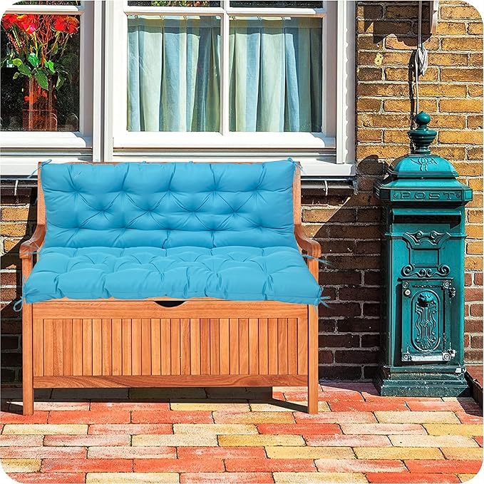 Swing Cushion Replacement Outdoor Porch Waterproof Bench Cushion 2-3 Seater - Image 4