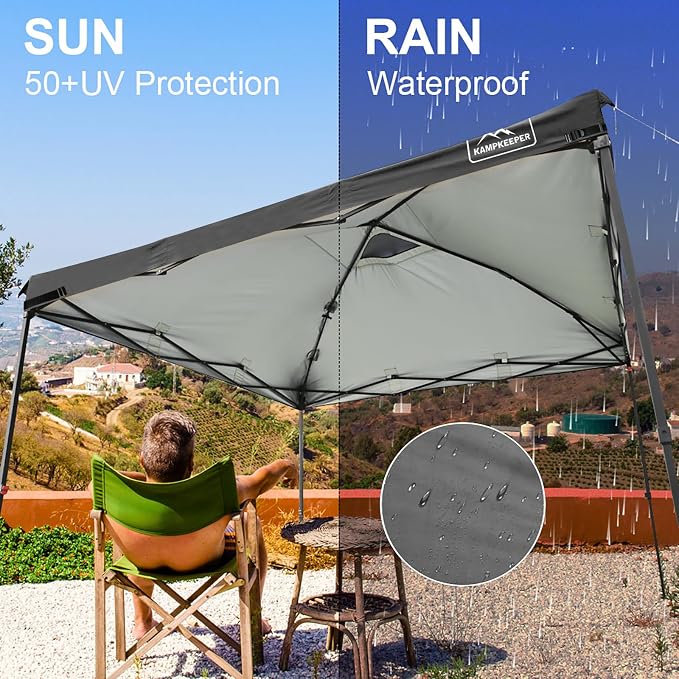 KAMPKEEPER Replacement Top Pop Up Canopy Tent Cover Roof - Image 2
