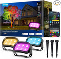 Govee Outdoor Tree Lights 3-Pack, RGBWIC LED Landscape Lighting, Outdoor Lights by Govee
