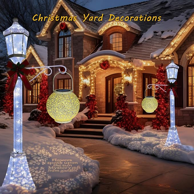 Outdoor Solar Big Lantern Waterproof Mothers Day Garden Gifts - Image 5