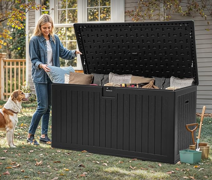 YITAHOME 230 Gallon Double-Wall Deck Box - Image 3