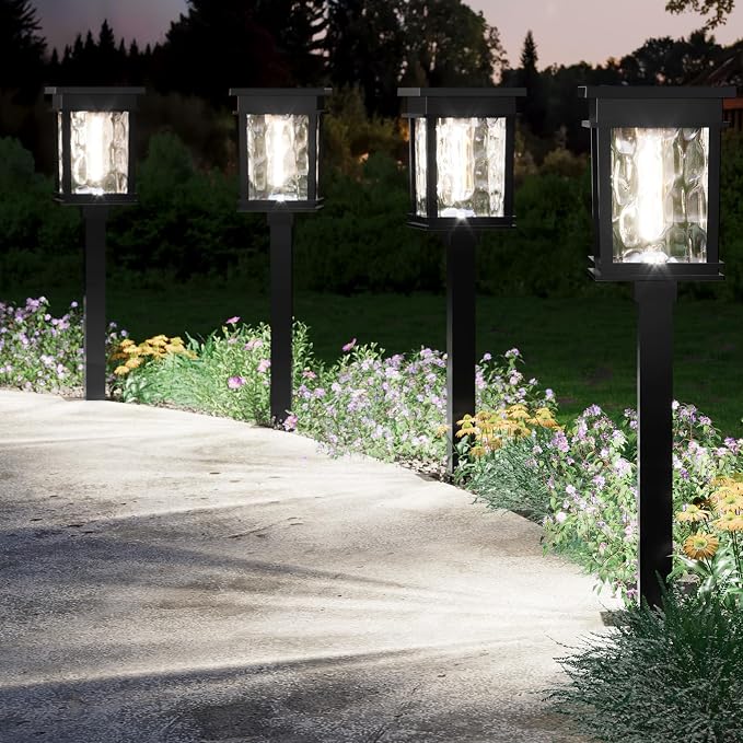XMCOSY+ Solar Pathway Lights, 50 LM Bright Solar Lights, Garden Outdoor - Image 9
