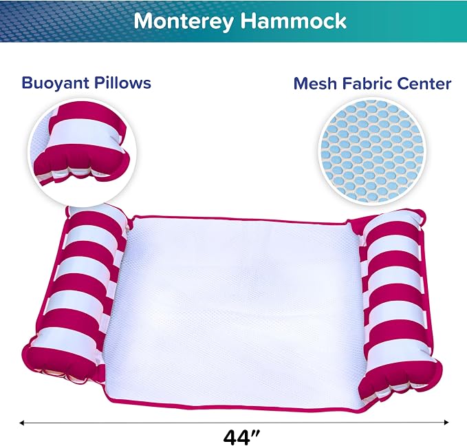 Aqua Original 4-in-1 Monterey Hammock Pool Float & Water Hammock– Multi-Purpose - Image 6