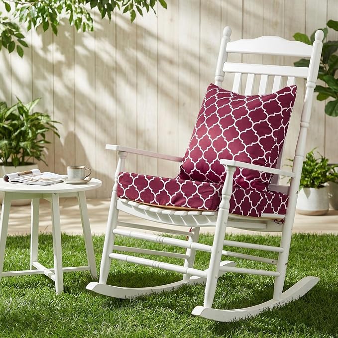 Hoteam 4 Set Outdoor Chair Patio Cushions 20 x 20 Inch Deep Seat Waterproof - Image 7