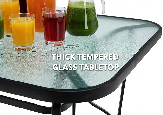 Tangkula 55" Patio Dining Table - Image 7