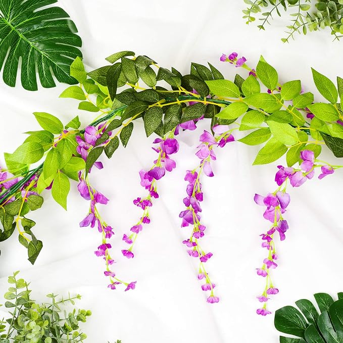 Lvydec Wisteria Artificial Flowers Garland - Image 5