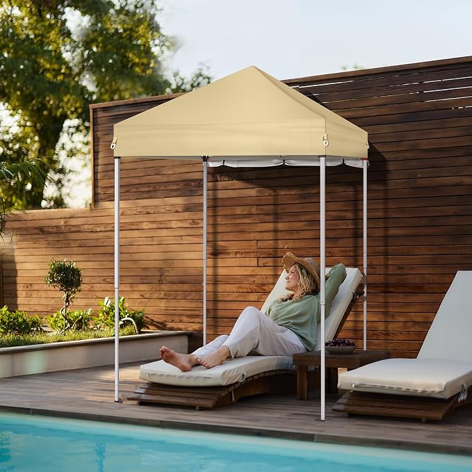 Outvita 5x5 Pop Up Canopy Tent, Ez Up Outdoor Canopy Tent Instant Shelter - Image 7