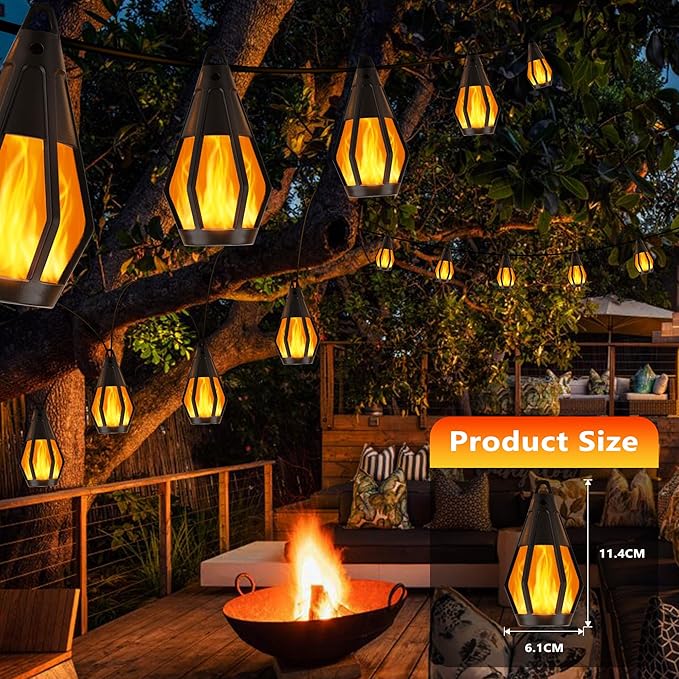 Jnaurb Solar String Lights for Outside, 21Ft Patio Lights - Image 8