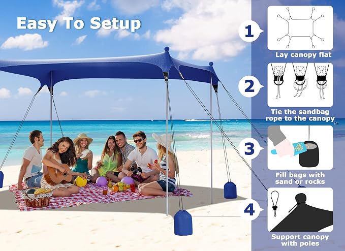 Gorich Beach Tent Sun Shelter - Image 7