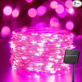 Minetom Solar String Lights for Outside, 2 Packs Total 66Ft 200 LED Outdoor by Minetom