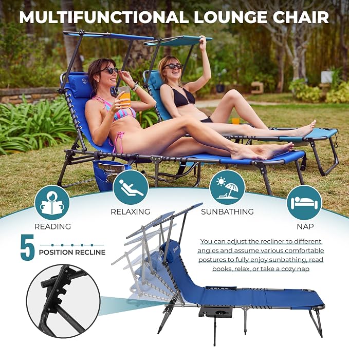 FUNDANGO 4 in 1 Tanning Chair - Image 7