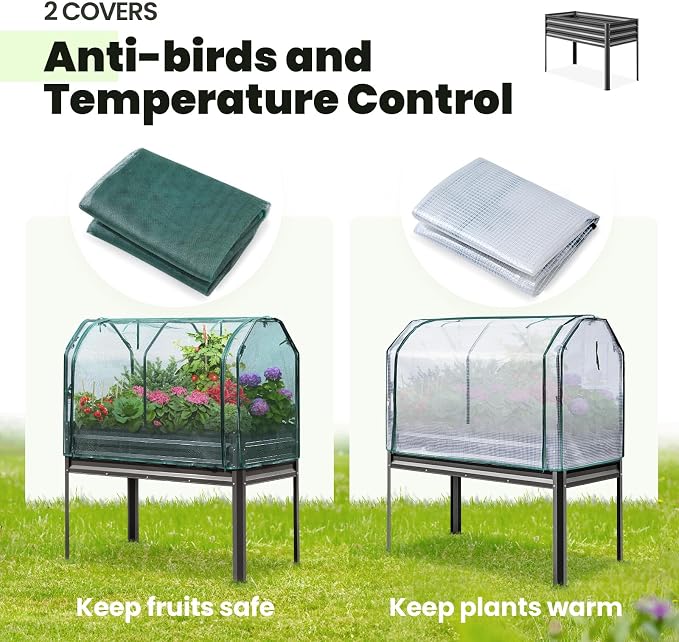 KING BIRD Large Raised Garden Bed - Image 2