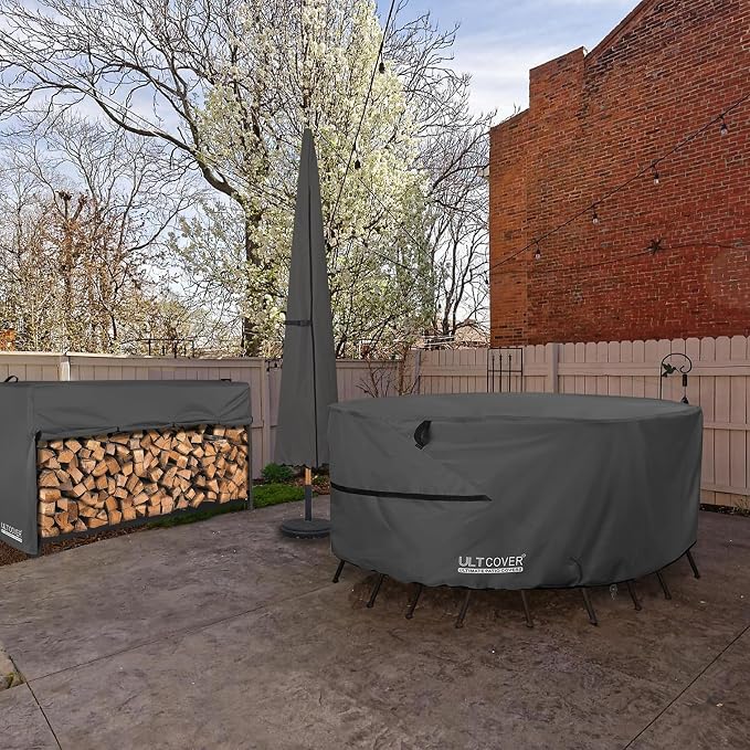 ULTCOVER Round Patio Furniture Cover - Image 8