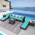 NICESOUL 9 Piece Outdoor Patio Furniture Set by NICESOUL