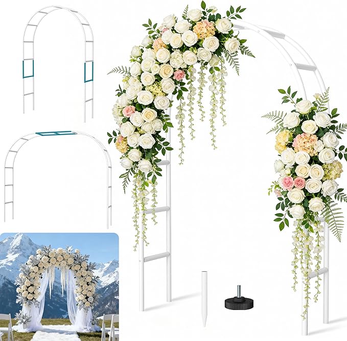 Thickened Rustproof Garden Arch Metal Trellis by Unknown