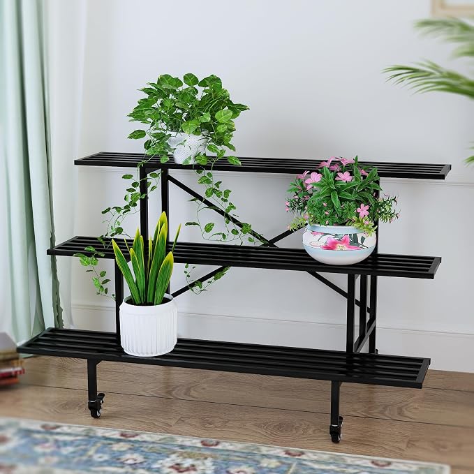 Zhongma 3 Tier Sturdy Metal Plant Stand - Image 4