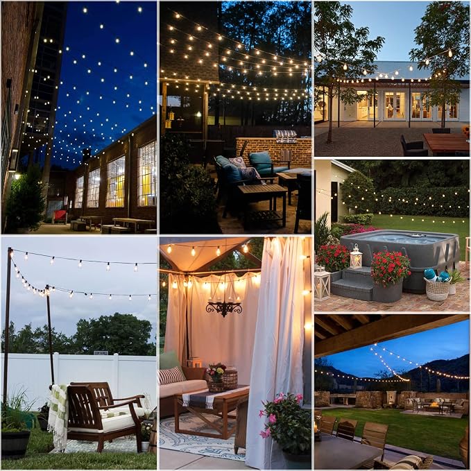 300FT Edison String Lights Outdoor Waterproof - Image 6