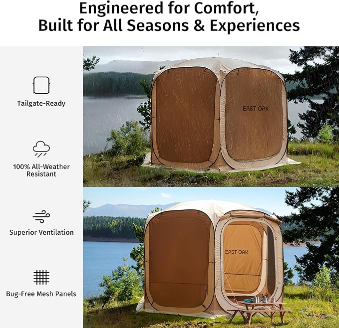East Oak 10×10 FT Pop Up Canopy Tent - Image 3